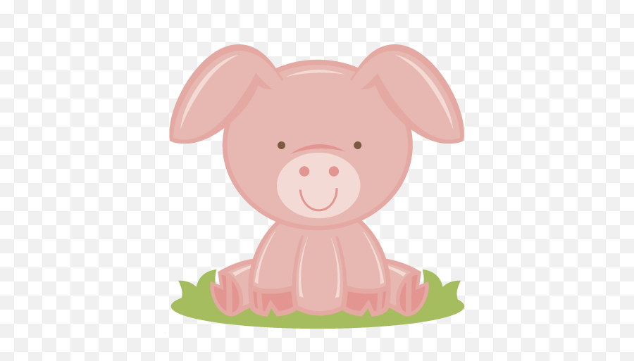 Pig Cartoon Clipart - Baby Pig Clipart Png Emoji,Pig Nose Emoji