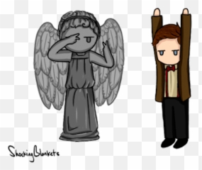 Zen Mystic Mess Stickers For Android - Weeping Angels Doctor Who Cartoon Emoji