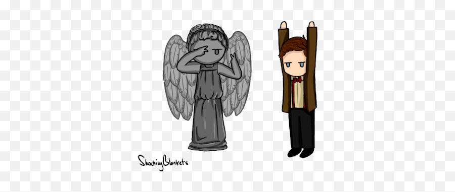 Zen Mystic Mess Stickers For Android - Weeping Angels Doctor Who Cartoon Emoji,Supernatural Emoji