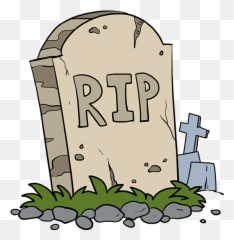 Rip Tombstone Cartoon 4 - Grave Animated Emoji,Headstone Emoji - free ...