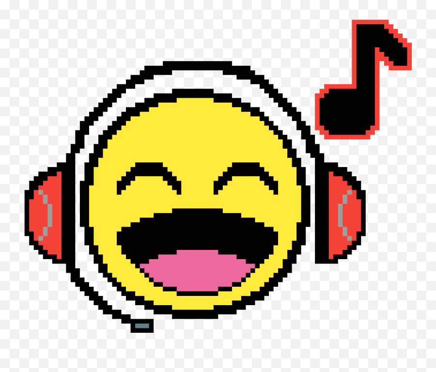 Pixilart - Smiley Emoji,Singing Emoji