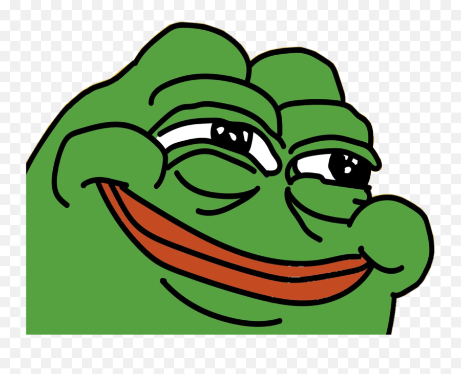 Pepe Meme Frog Smile Derp Freetoedit - Frog Meme Emoji,Pepe The Frog Emoji