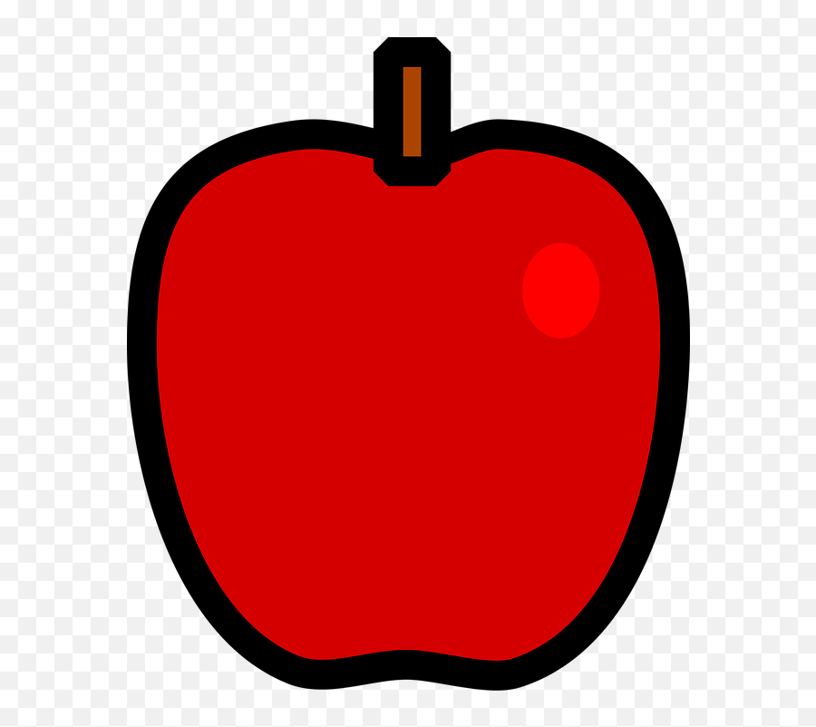 Free Red Apple Apple Vectors - Clip Art Emoji,Yummy Emoticon