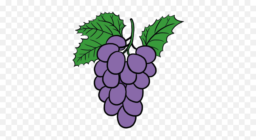 Grape Clipart Animation Grape - Grapes Gif Emoji,Raisin Emoji