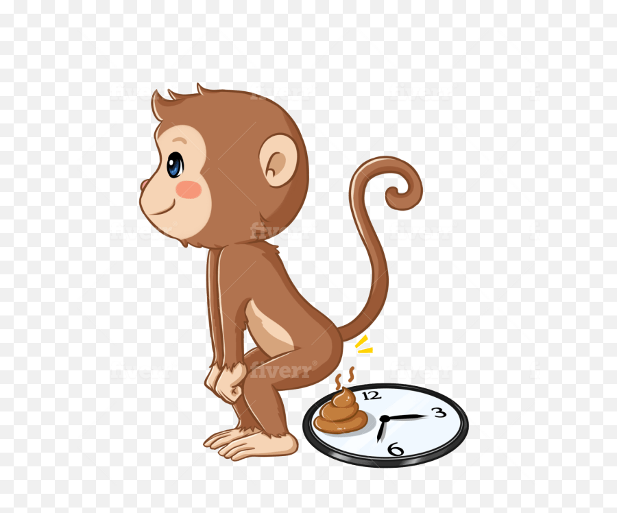 Draw Cute Animal Cartoon Pets - Cartoon Emoji,Monkey Covering Face Emoji