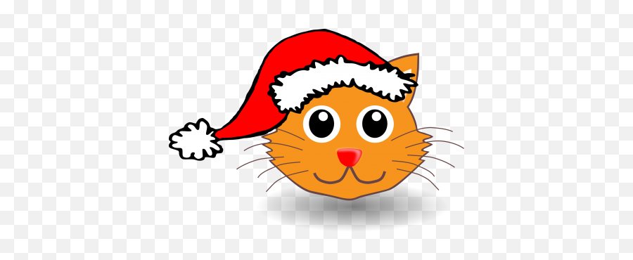 Clipart Cat Face Download Free Clip - Christmas Cat Clipart Emoji,Cheshire Cat Emoji