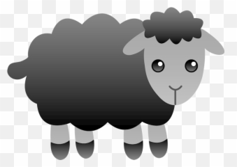 Lamb Clipart Scared Lamb Scared - Clip Art Baa Baa Black Sheep Emoji,Black Sheep Emoji
