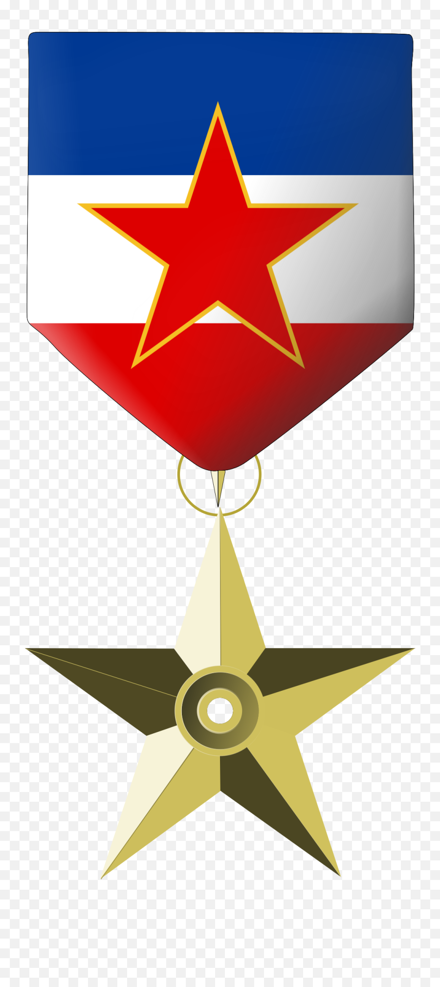 Yugoslavian Merit Barnstar Of Yugoslavia - Yugoslavia Flag Emoji,Shade Emoji