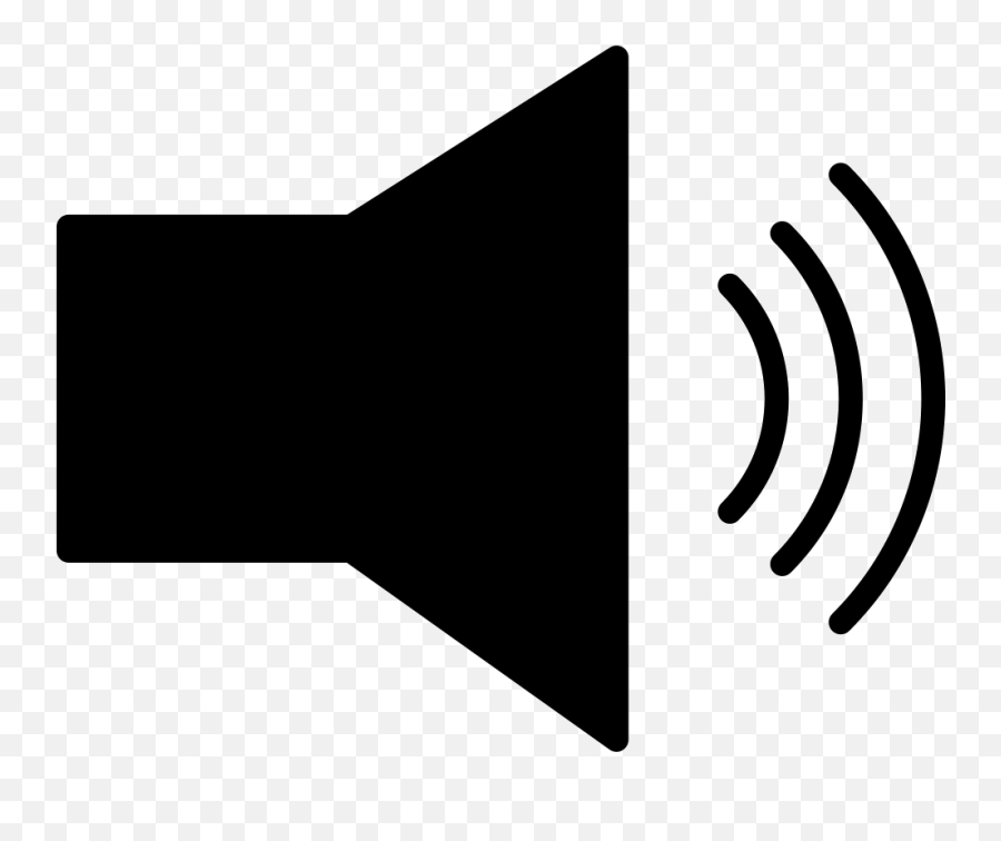 Speaker With Sound Svg Clipart - Icono De Ondas De Sonido Emoji,Noise Emoji