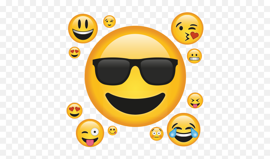 Art Emoji Png Picture - Emoji On Wall,Birthday Emoji Art