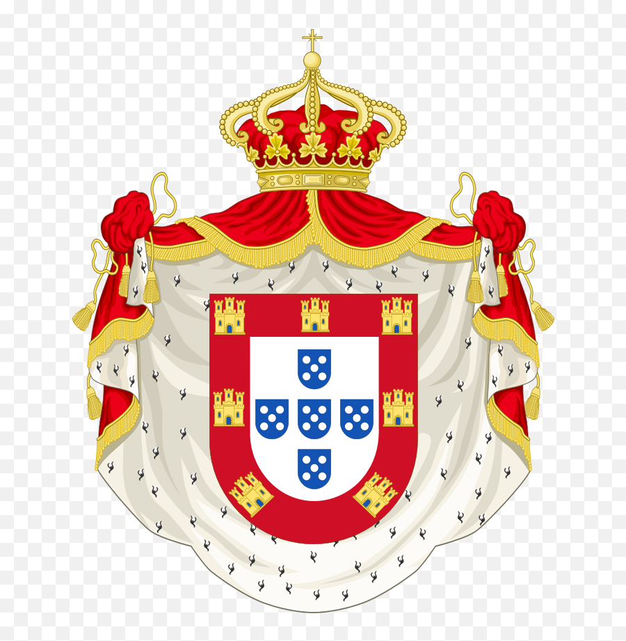 Coat Of Arms Of The Kingdom Of Portugal - Kingdom Of Poland Coat Of Arms Emoji,Portugal Flag Emoji