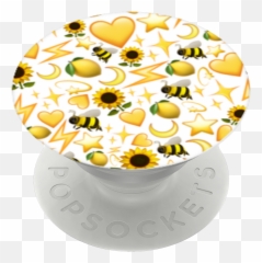 Download Yellow Emoji Popsockets - Cake Full Size Png Yellow Heart Pop Socket,Emoji Cake