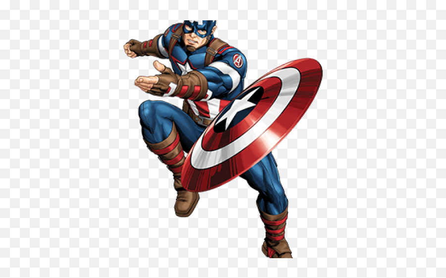 Captain Marvel Clipart Cartoon - Png Download Full Size Marvel Cartoon Captain America Emoji,Marvel Emoji