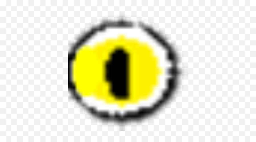 Yellow Shark Eye Attempt 1 - Roblox Circle Emoji,Shark Emoticon