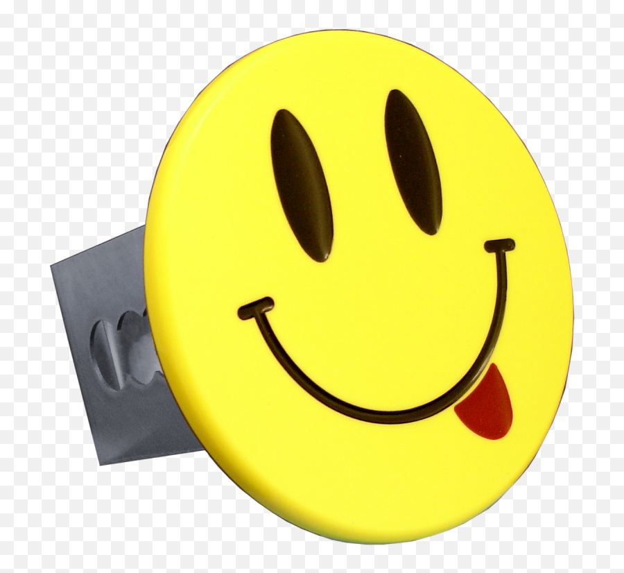 Au - Tomotive Gold Smiley Face With Tongue Yellow Trailer Hitch Plug Walmartcom Smiley Emoji,Oops Emoticon
