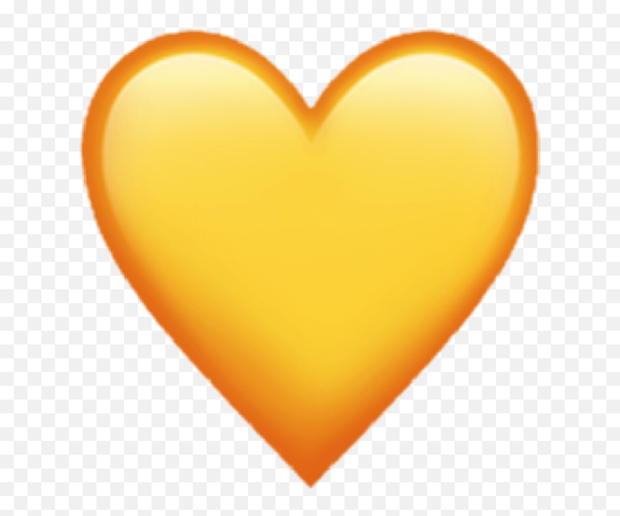 Hearts Yellow Yellowheart Ios Heart - Different Colour Heart Emojis,Iphone Emoji Heart