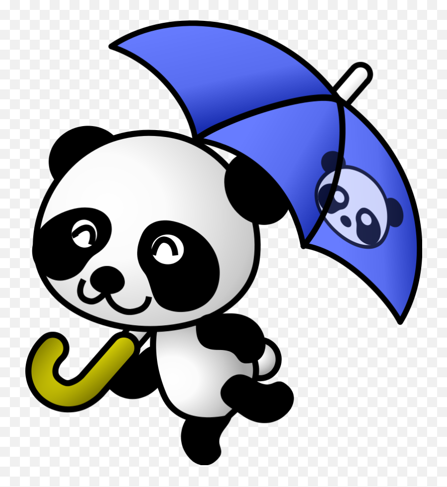 Crochet - Panda With Umbrella Emoji,Wakanda Emoji