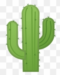 Cactus Emoji Clipart - Cactus Emoji,Succulent Emoji
