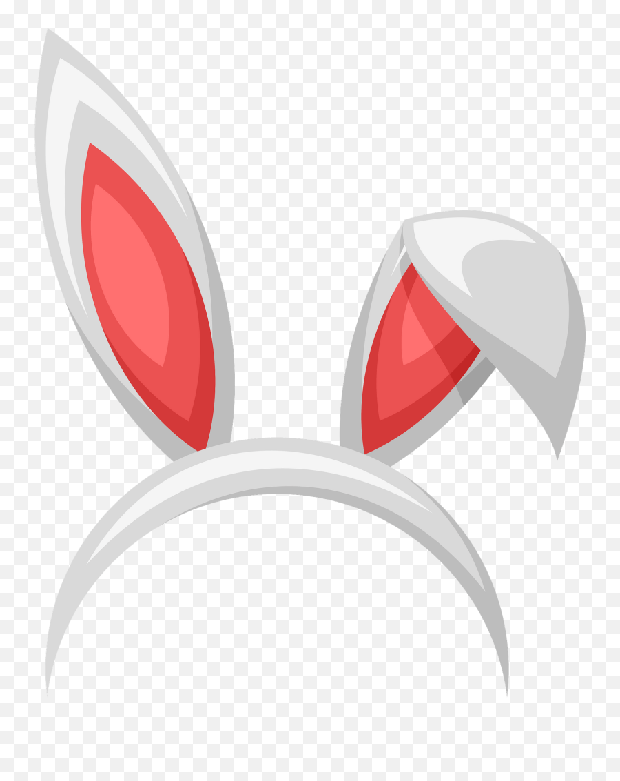 Bunny Ears Clipart - Transparent Png Rabbit Ears Emoji,Bunny Text Emoji