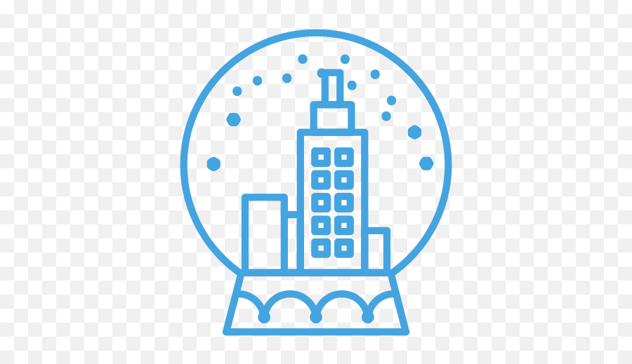 City Decor Decoration Snow Snowglobe Icon - Free Download Architecture Of Ftth Emoji,Snow Globe And Cookie Emoji