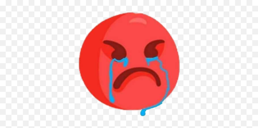 Emoji Anger Angry Face Crying - Crying Rage Emoji,Anger Emoji