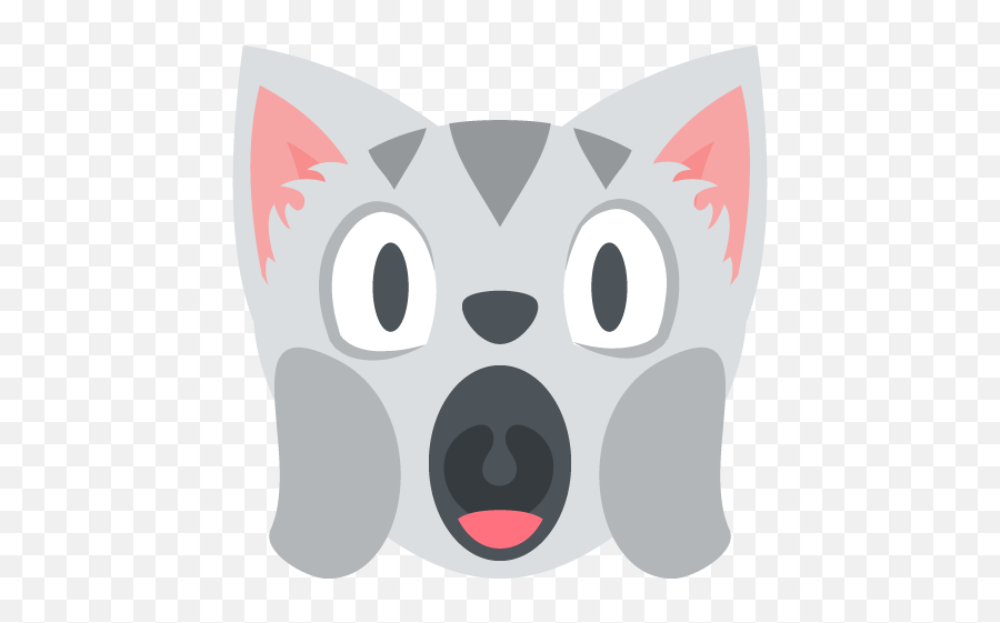 Weary Cat Face Emoji Emoticon Vector Icon - Cartoon Cat Face Open Mouth,Weary Emoji