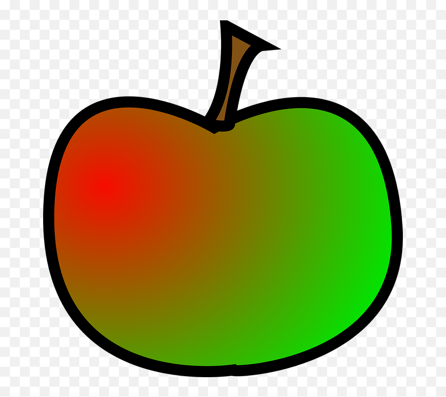 Free Red Apple Apple Vectors - Red And Green Apple Clipart Emoji,Yummy Emoticon
