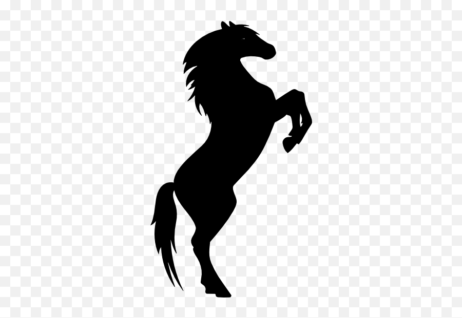 Pretty Powerful Horse Sticker - Caballo En Dos Patas Vector Emoji,Flag Horse Lady Music Emoji