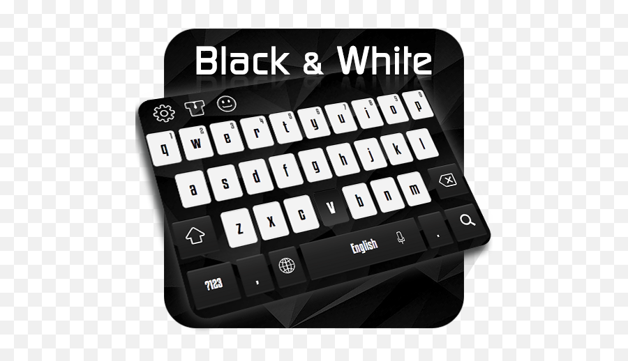 Black White Keyboard - Computer Keyboard Emoji,Black And White Emoji Keyboard