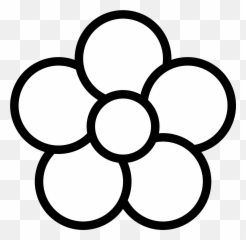 Library Of White Flower Png Transparent - Clipart For Coloring Emoji