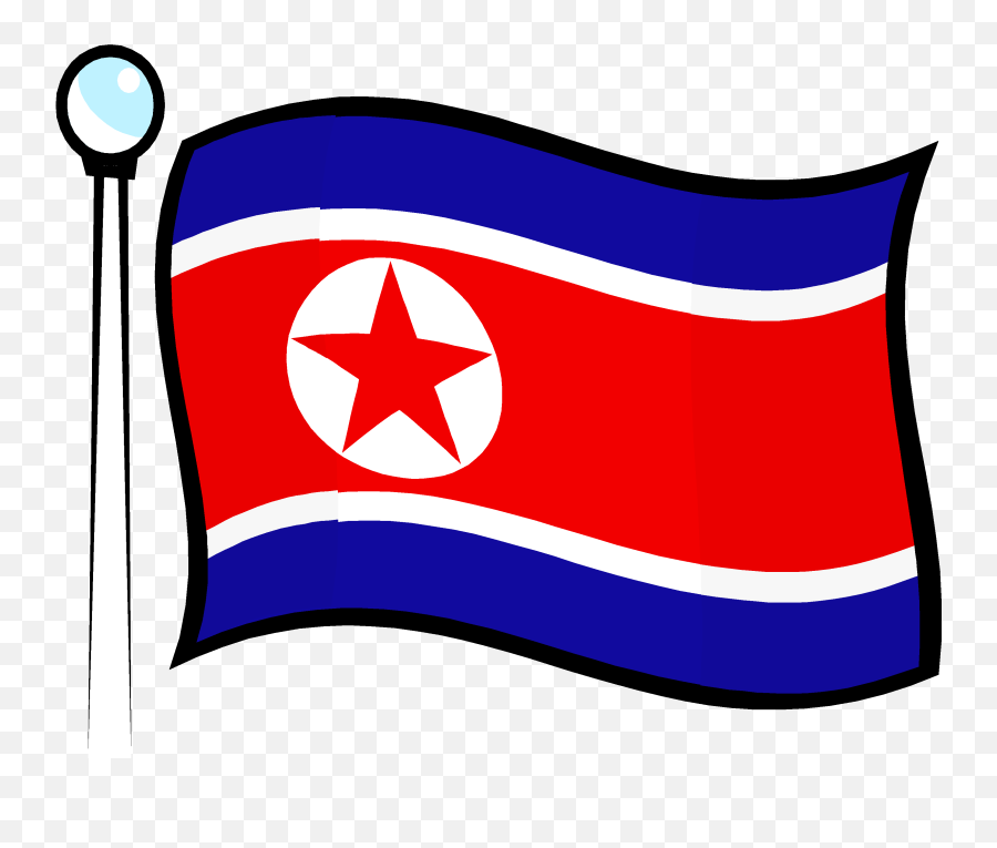 North Korea - North Korean Flag Png Emoji,Korean Emoji