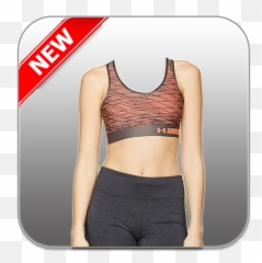 Girl Gym Suit Photo Editor - Sports Bra Emoji,Emoji Sports Bra