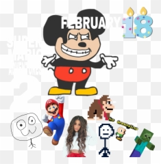 Mario February18 Super Adventures - Buff Mickey Mouse Meme Emoji