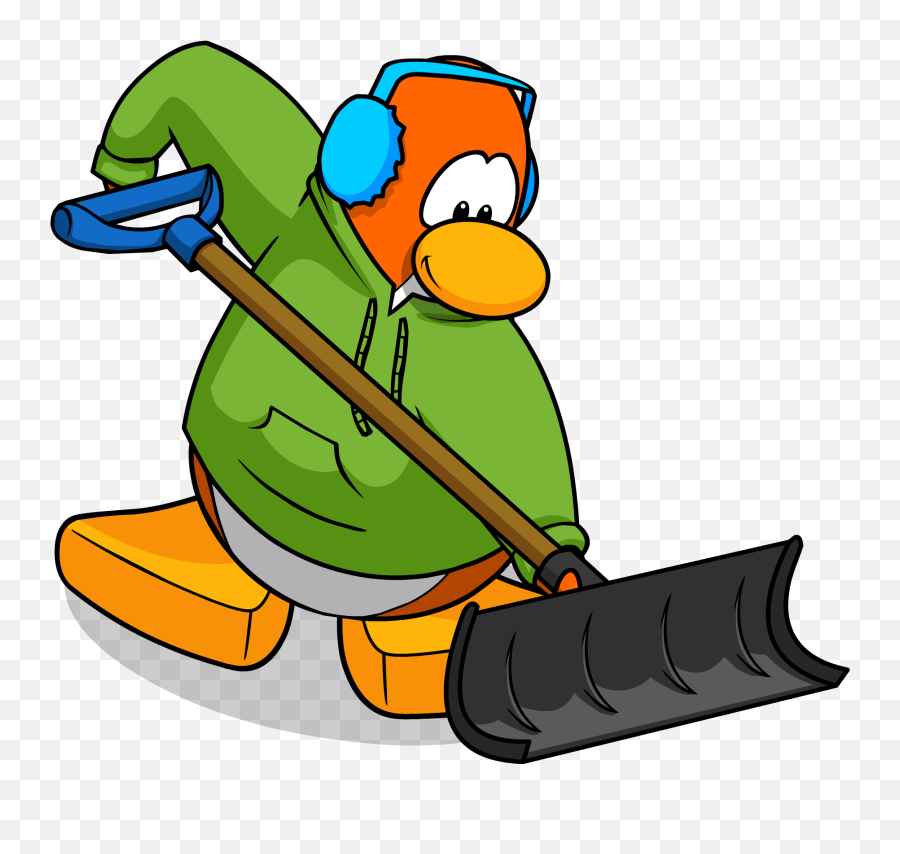 Clipart Snow Shoveling Clipart Snow Shoveling Transparent - Club Penguin Snow Shovel Emoji,Shovel Emoji