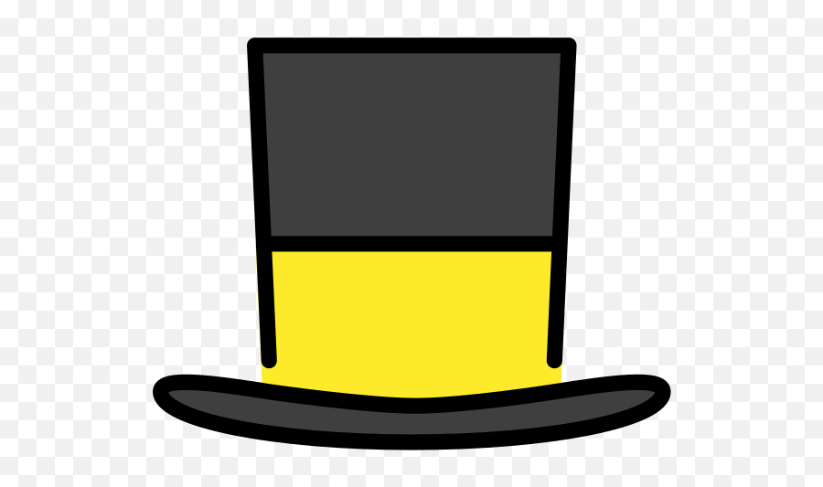 Top Hat - Clip Art Emoji,Top Hat Emoji