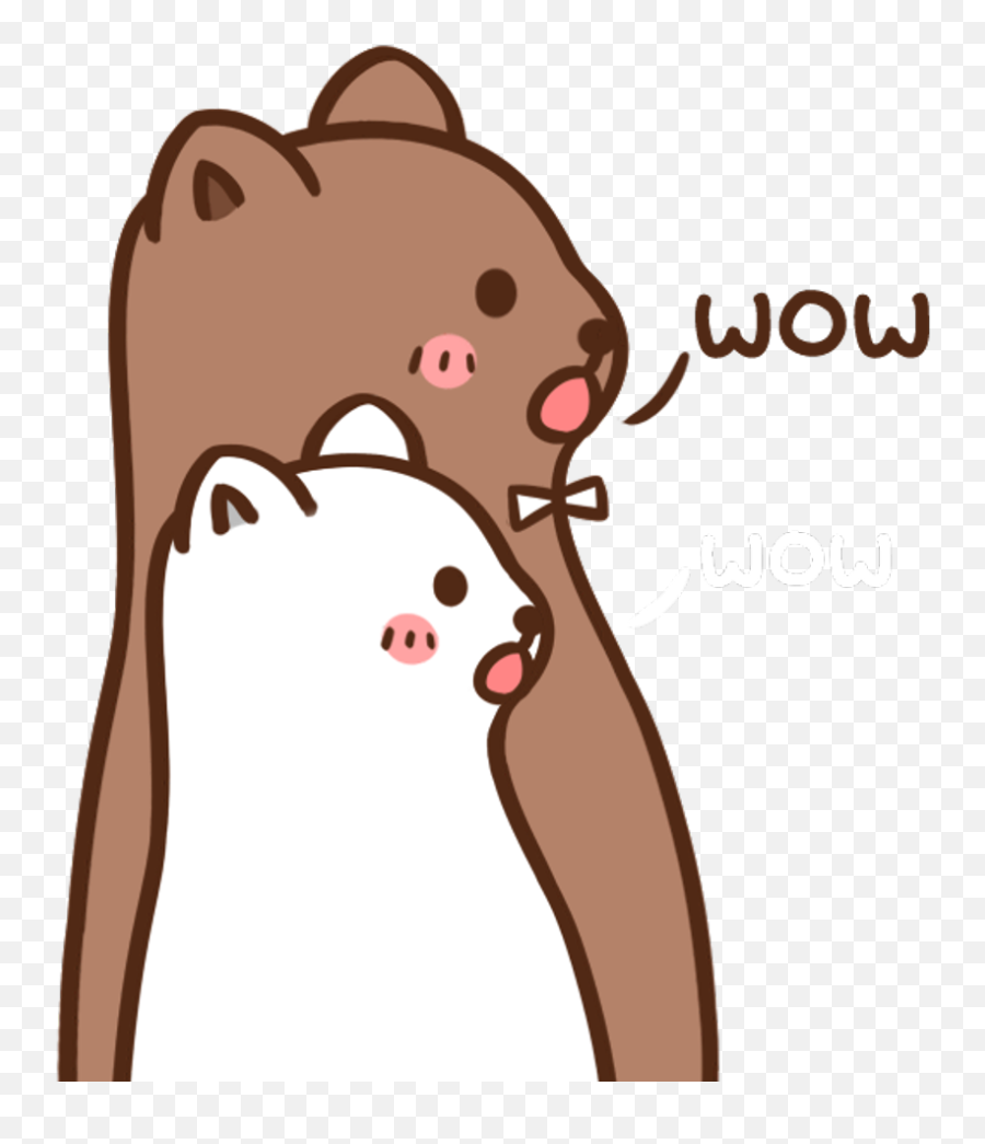 Emoji Bear Wow Freetoedit Mimi,Wow Emoji Png