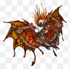 Autumn Egg Trade Dragon Trading Flight Rising - Pretty Dragons Emoji