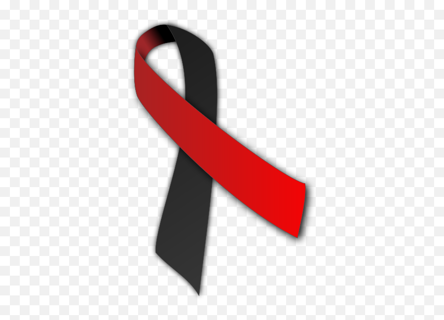 Red And Black Ribbon Png - Red And Black Murder Ribbon Emoji,Afg Flag Emoji