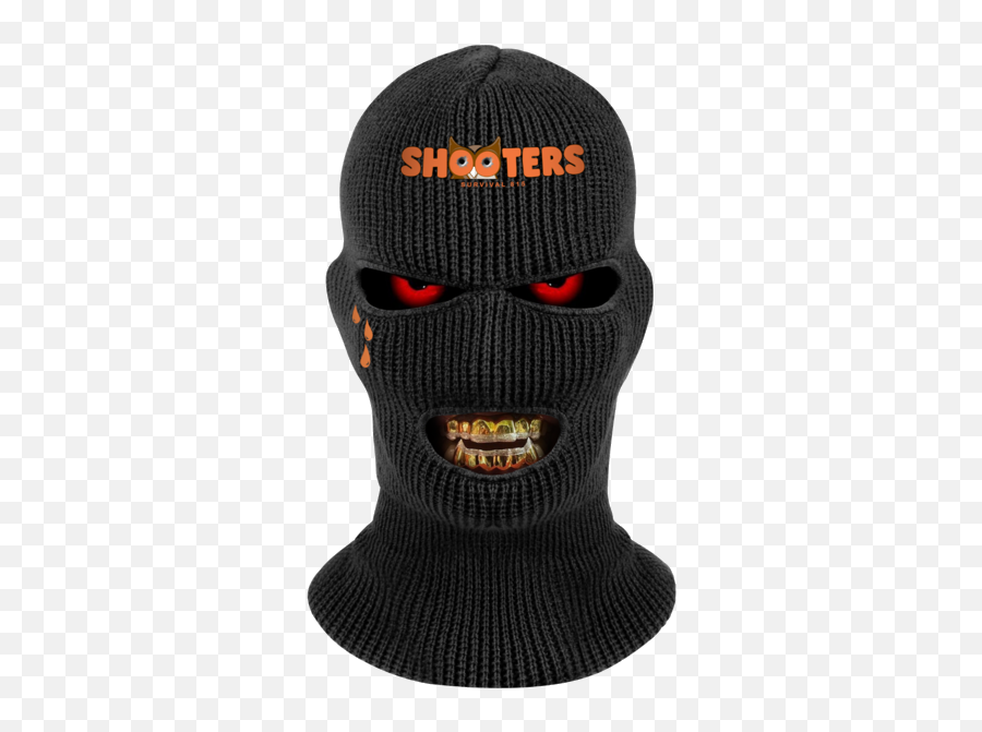 Shooters Skimask Grillz Goldteeth - Sleep Mask Emoji,Ski Mask Emoji