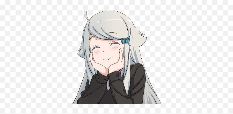 Anime Happy Girl Thrilled Freetoedit - Cute Anime Girl Edits Emoji,Happy Girl Emoji