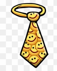Smiley Necktie - Club Penguin Tie Emoji
