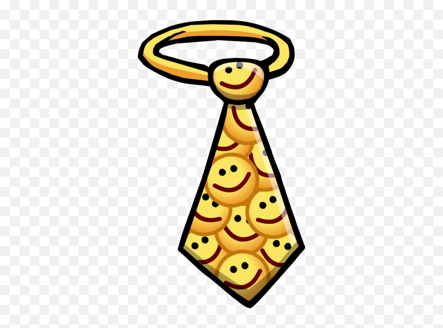 Smiley Necktie - Club Penguin Tie Emoji,Russian Emoticons