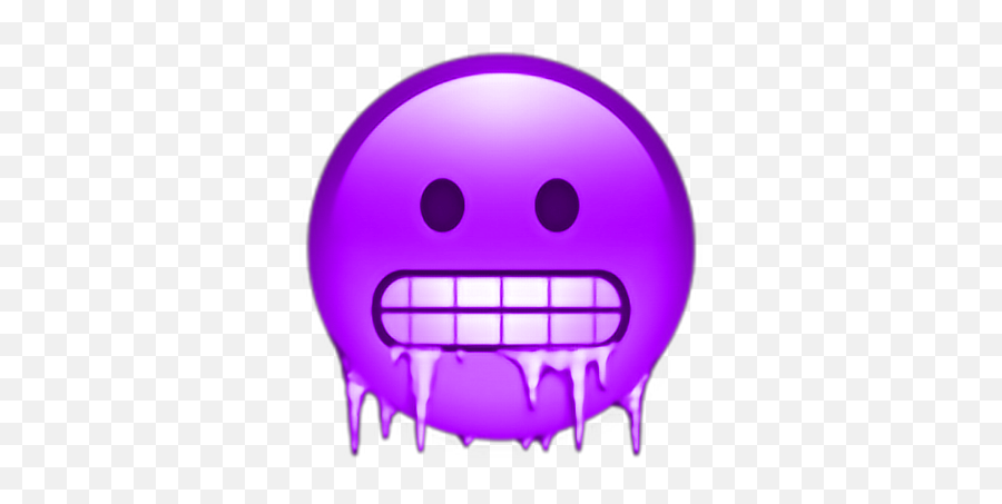 Purpleemojis Emojis Emoji Iphone - Emoji Frio,Tooth Emoji Iphone