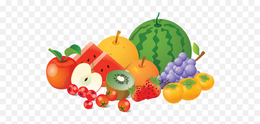 Cartoon Fruits Clipart Png - Fruits Png Emoji,Passion Fruit Emoji