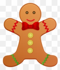 Free Gingerbread Man Clipart Transparent Emoji,Gingerbread Man Emoji
