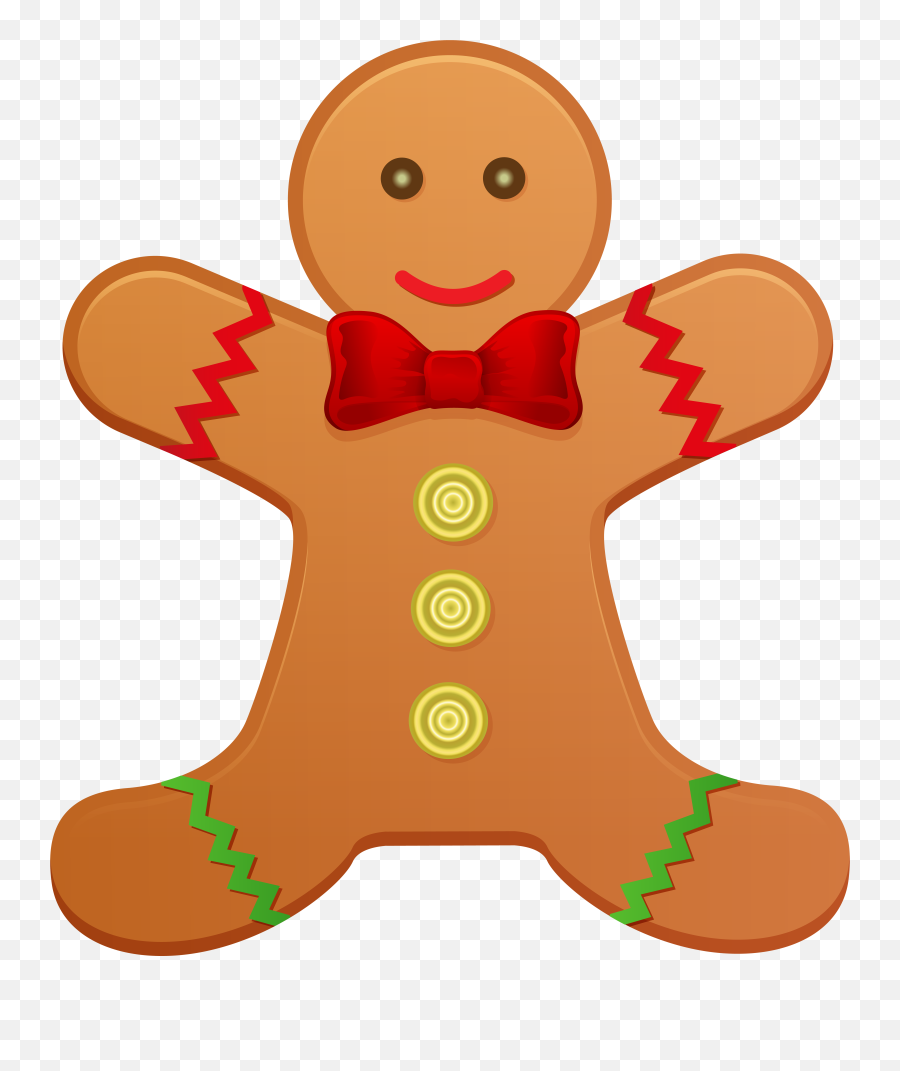 Free Gingerbread Man Clipart Transparent Emoji,Gingerbread Man Emoji