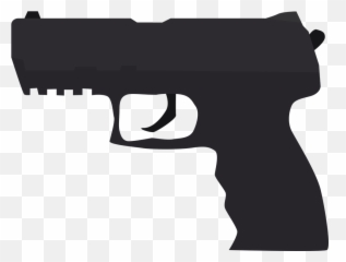 Pistol Crime Weapon Criminal - Gun Silhouette Emoji