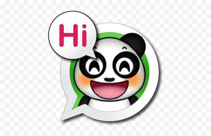 Talking Panda - Android Emoji,Panda Emoticon Text