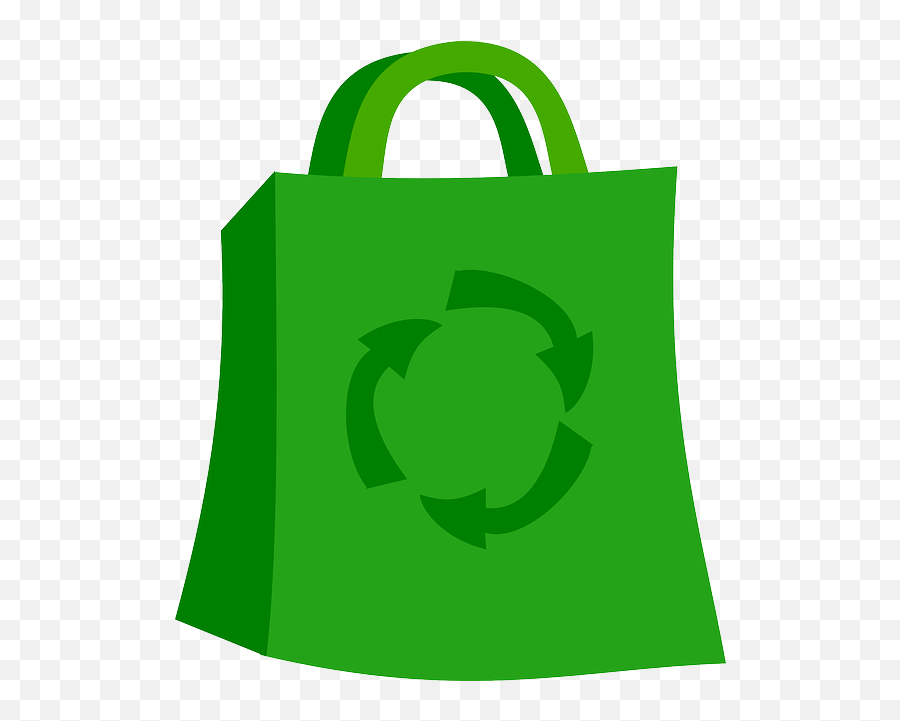 Recycle Shopping Bag - Reusable Bag Clipart Emoji,Grocery Bag Emoji