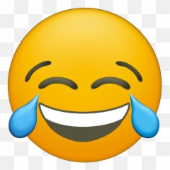 Emoji Faces Printable Printables - Laughing Tear Png
